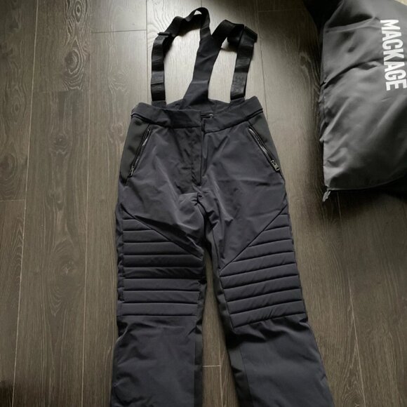 Navy Mackage Ski Snowboard Jacket & Pant Set Winter Parka Pants New - Picture 7 of 11